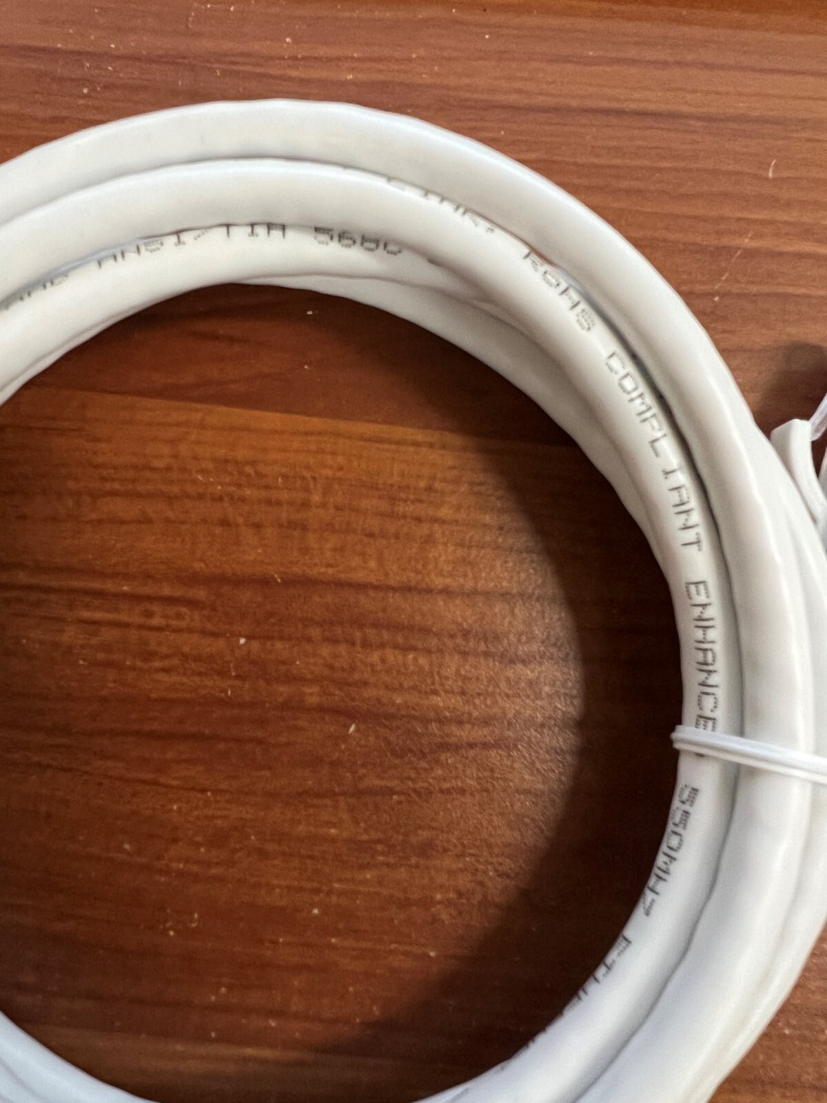 Perfect Link - 2x6ft White Cat 6a Shielded Patch Cable White-550MHz Ethernet NEW