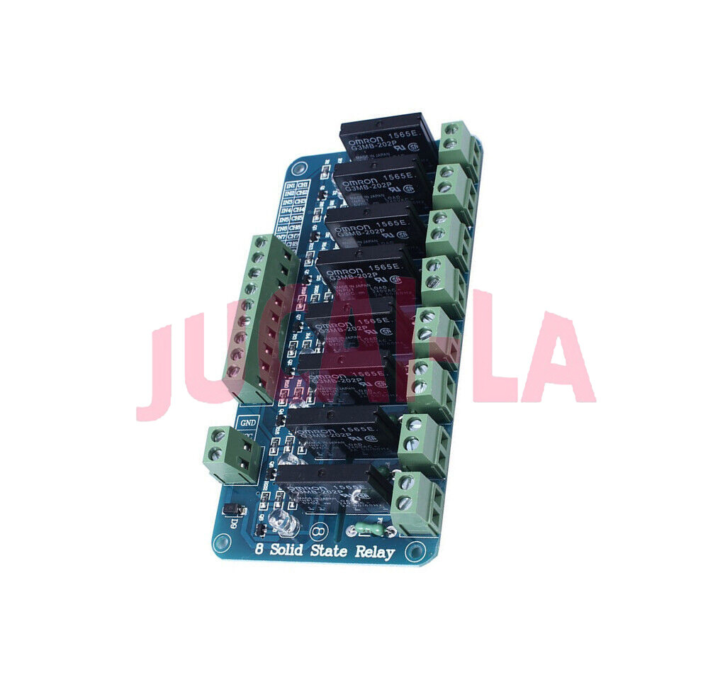 250V 2A 8 Channel SSR G3MB-202P Solid State Relay Module For Arduino M