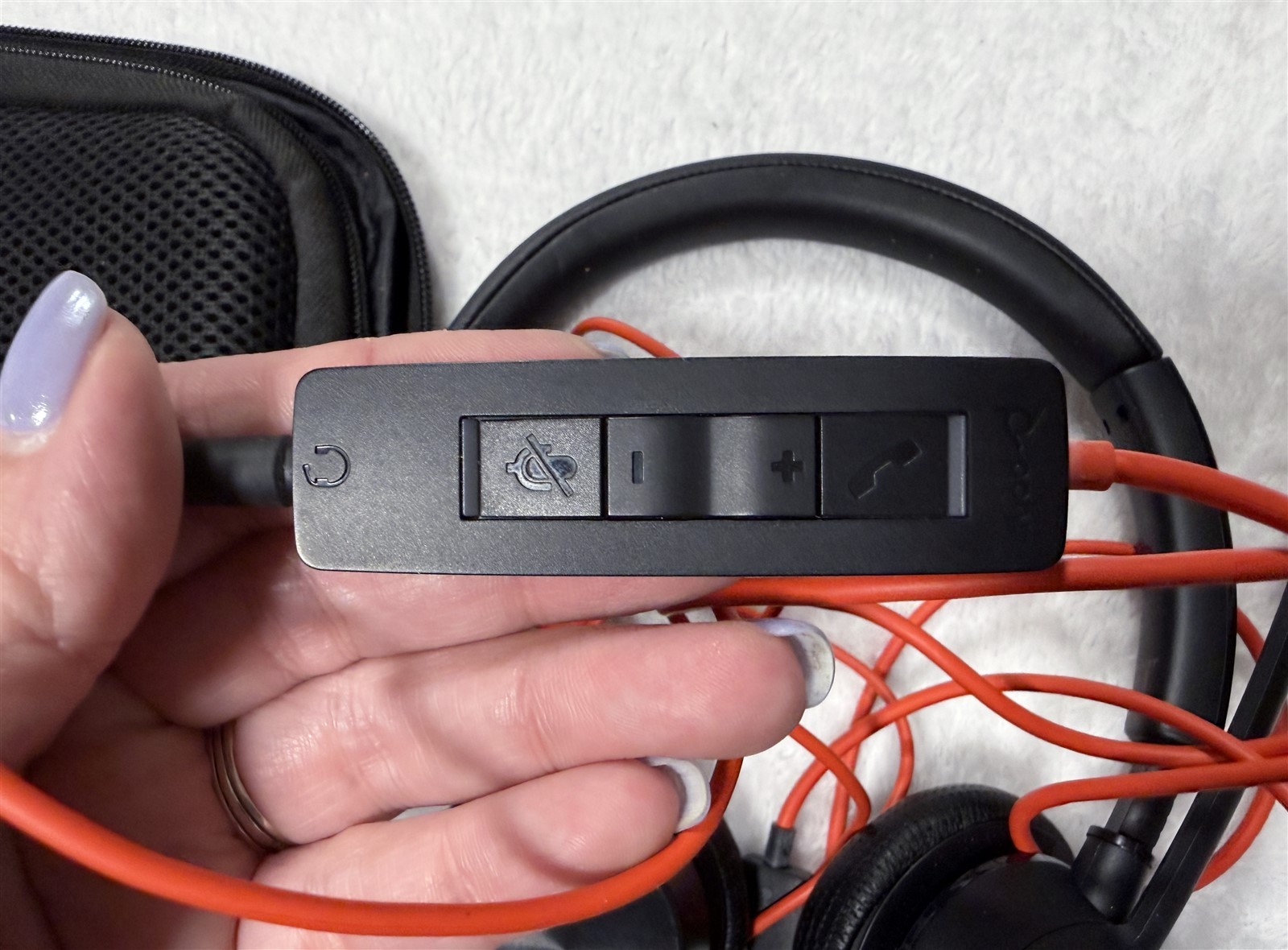 PLANTRONICS POLY BLACKWIRE USB STEREO HEADSET BW3300 + VOLUME CONTROL