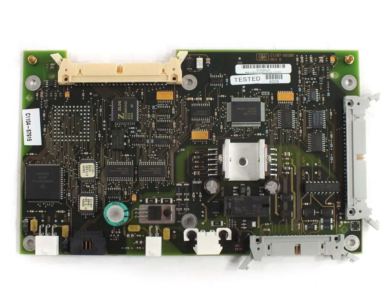 HP C1107-66500 Rev B Controller PCA Board for SureStore Optical Jukebox 1200MX