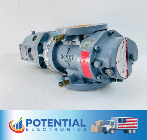 ROMET LTD RM3000 Rotary Gas Meter 2" Flanged 3000 CFH 175 PSI Industrial 🚚