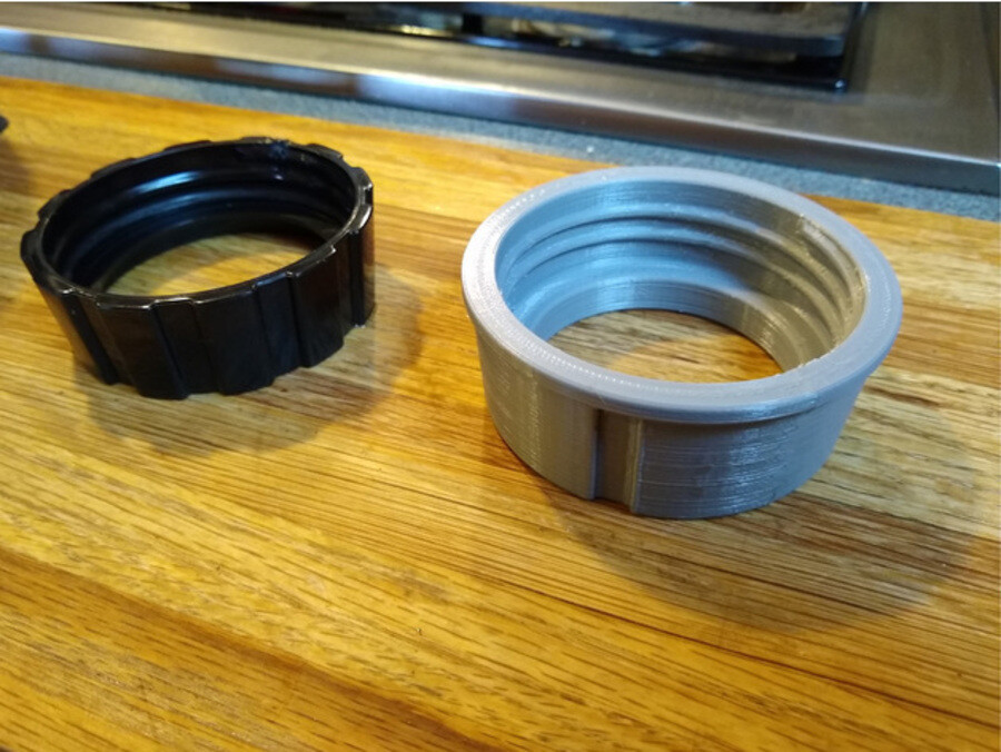 Improved Blender Base Replacement for Hamilton Beach Screw-On Bottom Blade Hold