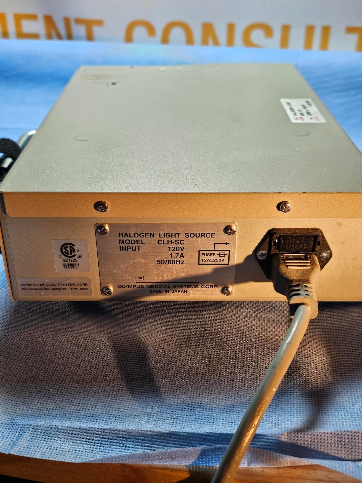 Olympus CLH-SC Halogen Light Source