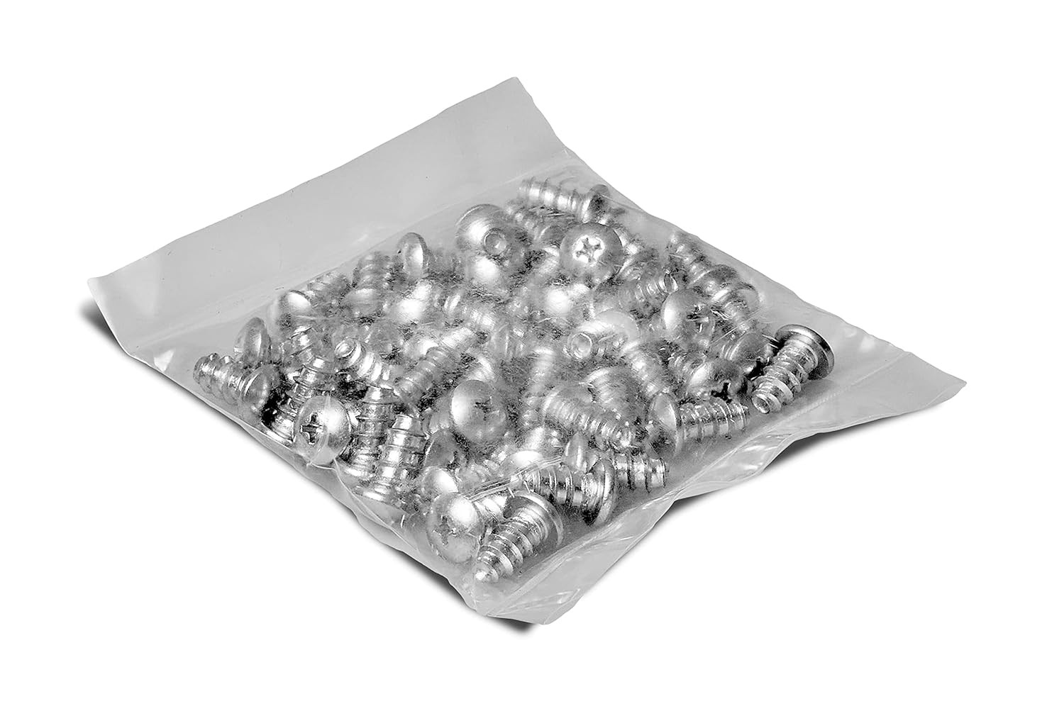 1/4'' DuraHook Pegboard Screws - 50 Pack, Silver