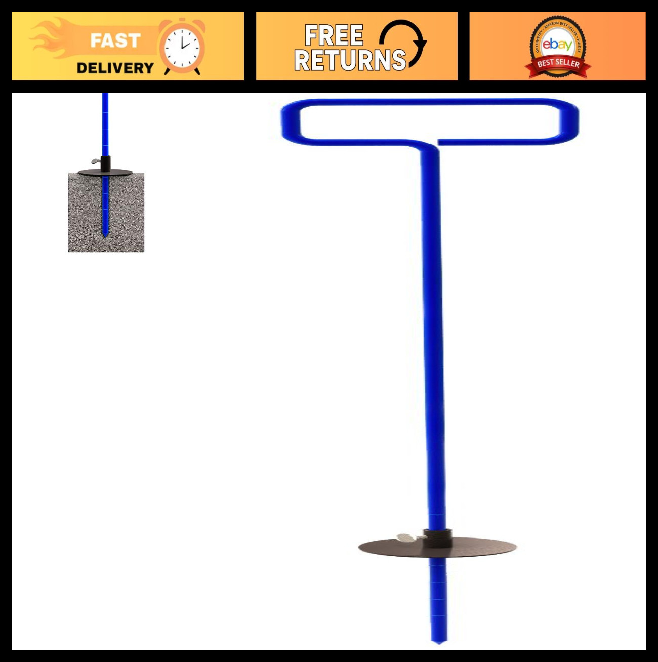 Adjustable 30" Steel Asphalt Depth Gauge - Precision Measuring Tool for Paving