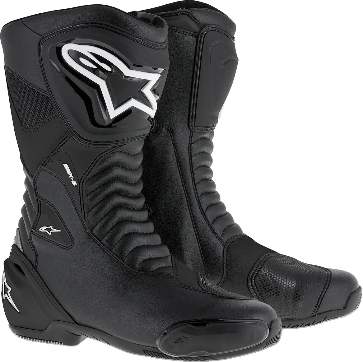 Alpinestars 2223517-1100-47 SMX S Boots 12 Black/Black
