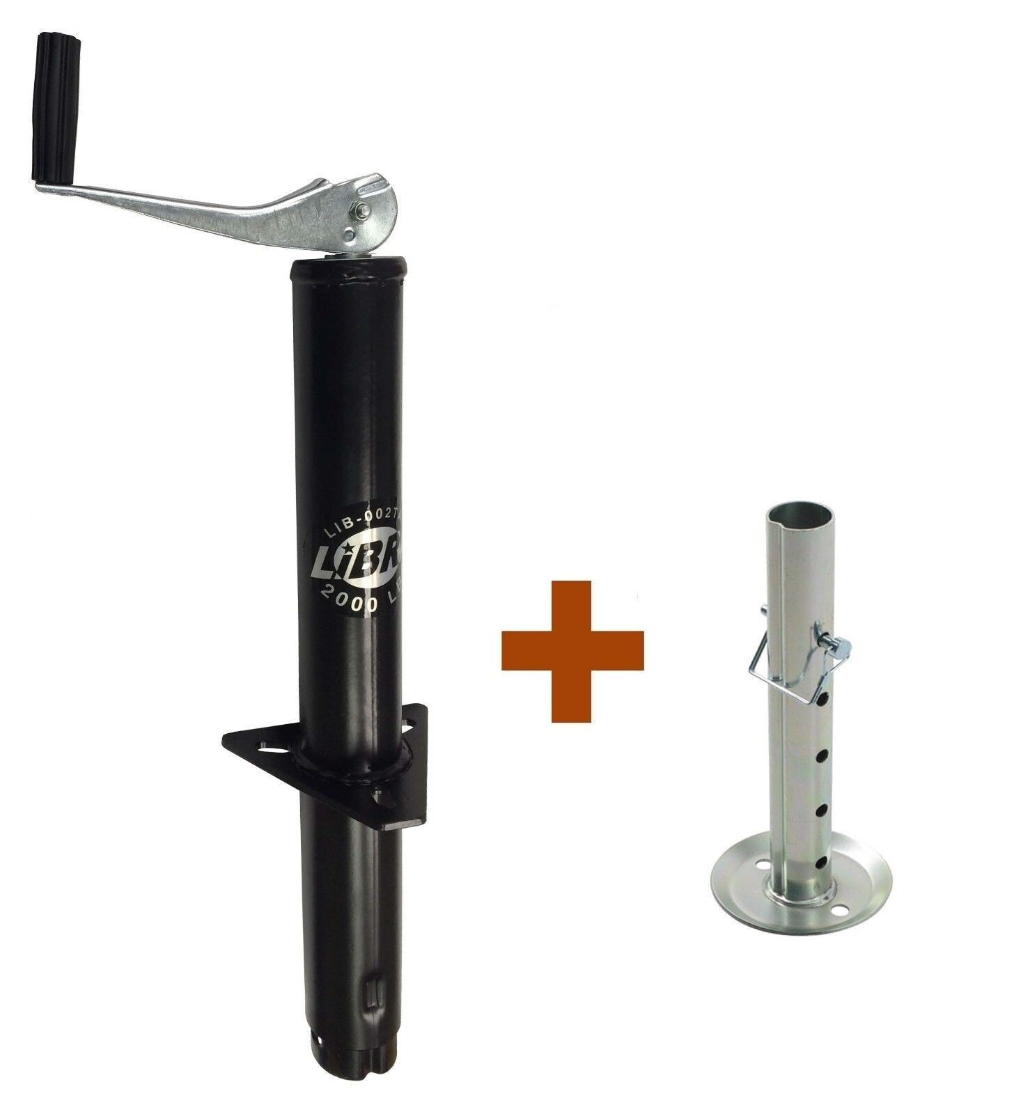 New LIBRA 2000 lbs A Frame Topwind Trailer Jack with Drop Leg