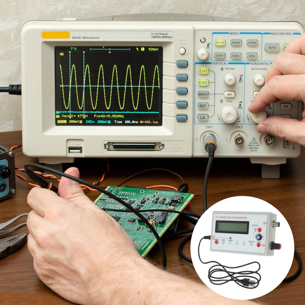 Function Signal Generator Board Sine Triangle Square Output 1Hz-500kHz Frequency