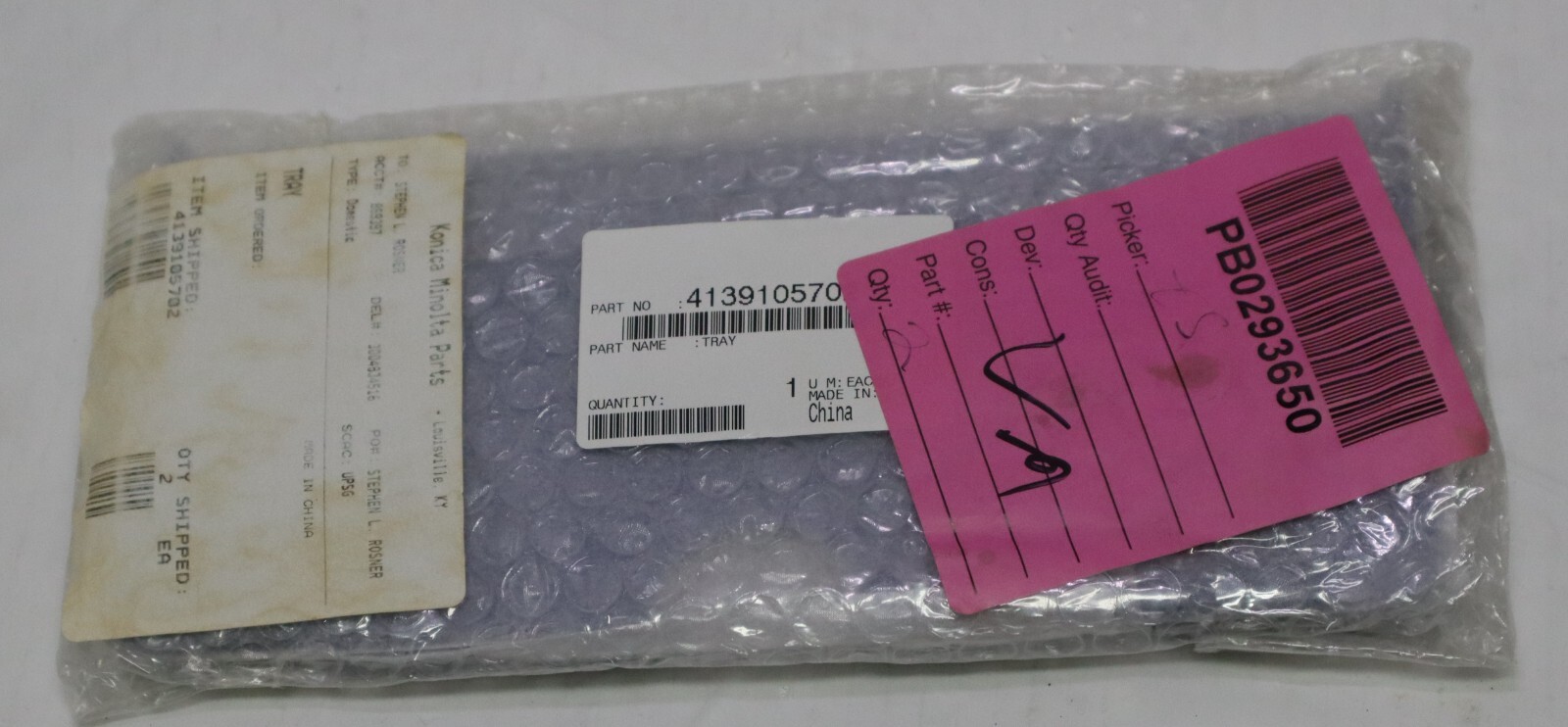 New! Genuine Konica Minolta Magicolor 2500 2500W 2590MF Output Tray 4139-1057-02