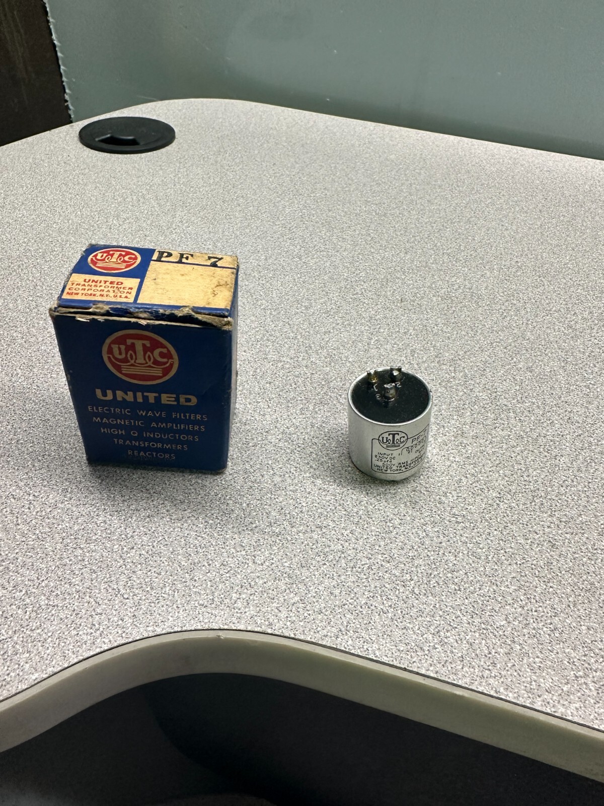 UTC United Corporation  PF-7 TRANSISTOR PHOTOFLASH TRIGGER PULSE TRANSFORMER
