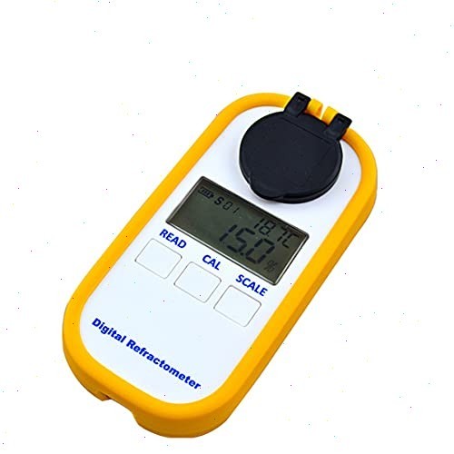Portable Digital Brix Meter with Temperature Accuracy ±0.5℃ Sugar Refractometer