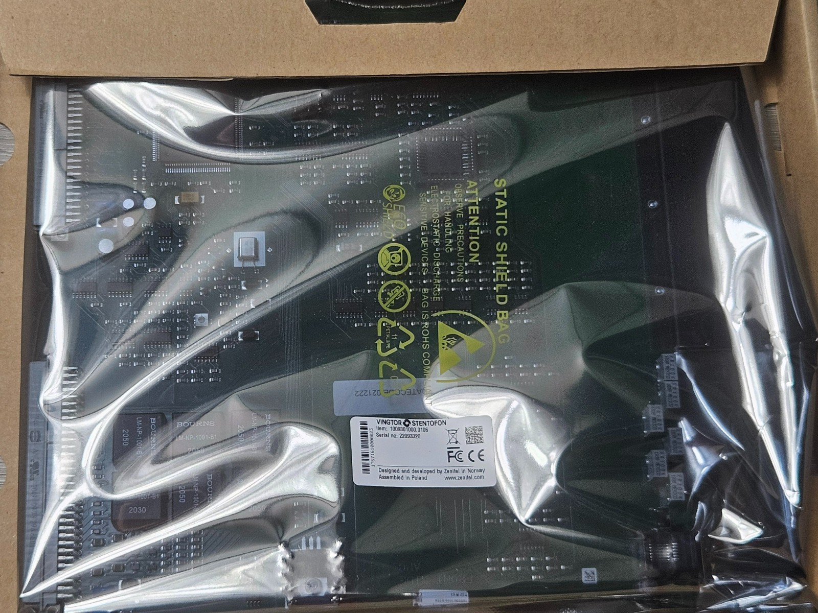 Zenitel 1009301000.0106 AlphaCom Program & Clock Board
