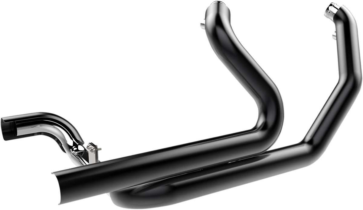 KHROME WERKS Aggressor 2-into-2 Crossover Headers - Black - FL 200860