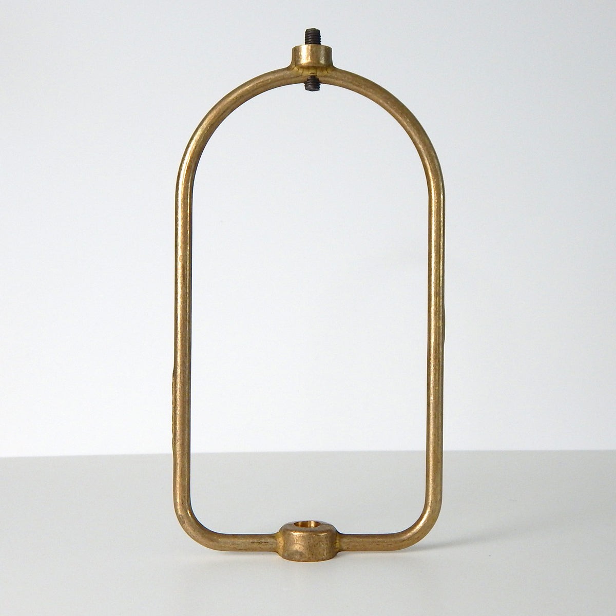 Cast Brass Lighting Center-Post / Boudoir Shade Holder Harp
