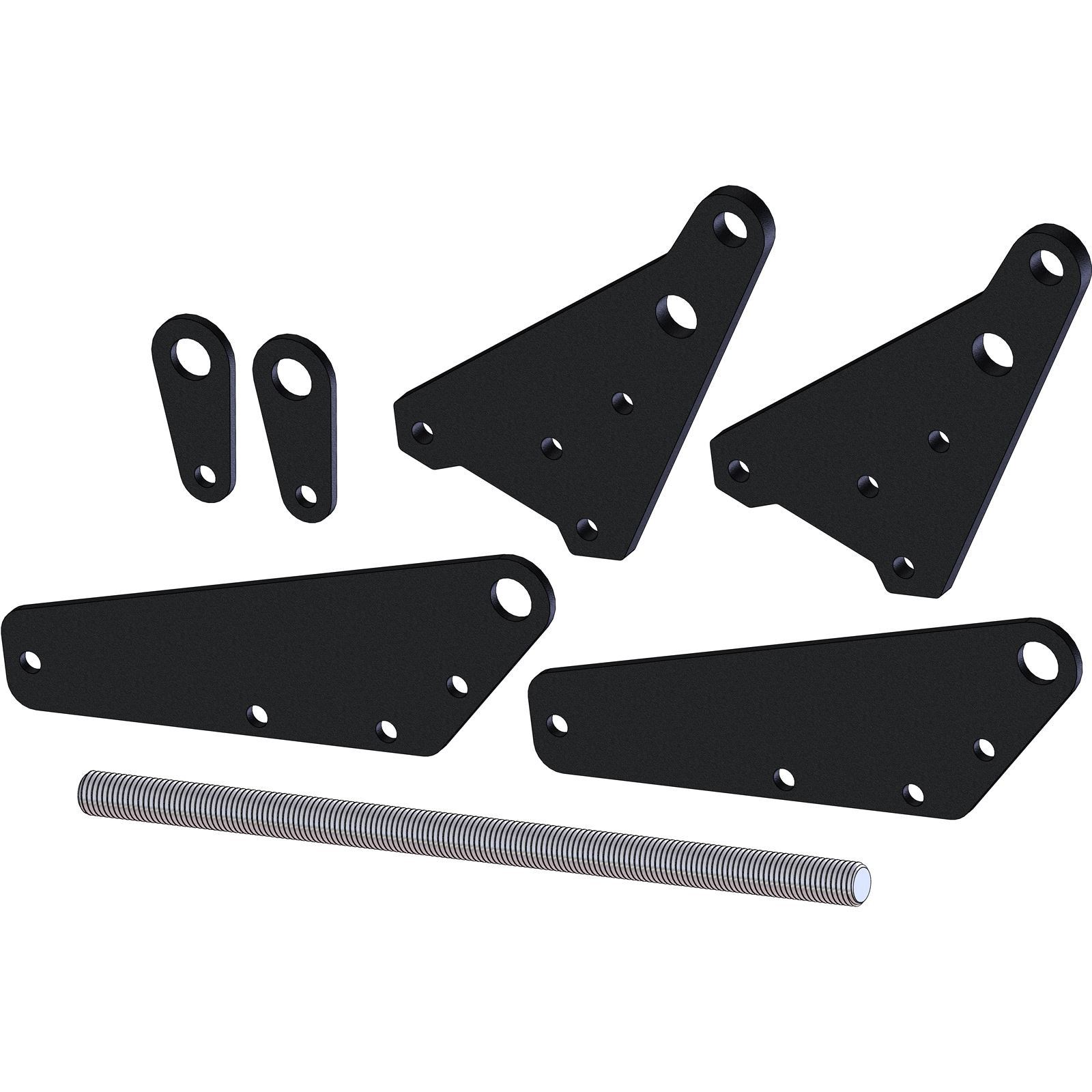 KFI Pro 2.0 UTV Push Tube - 4" Leveling Kit 106324