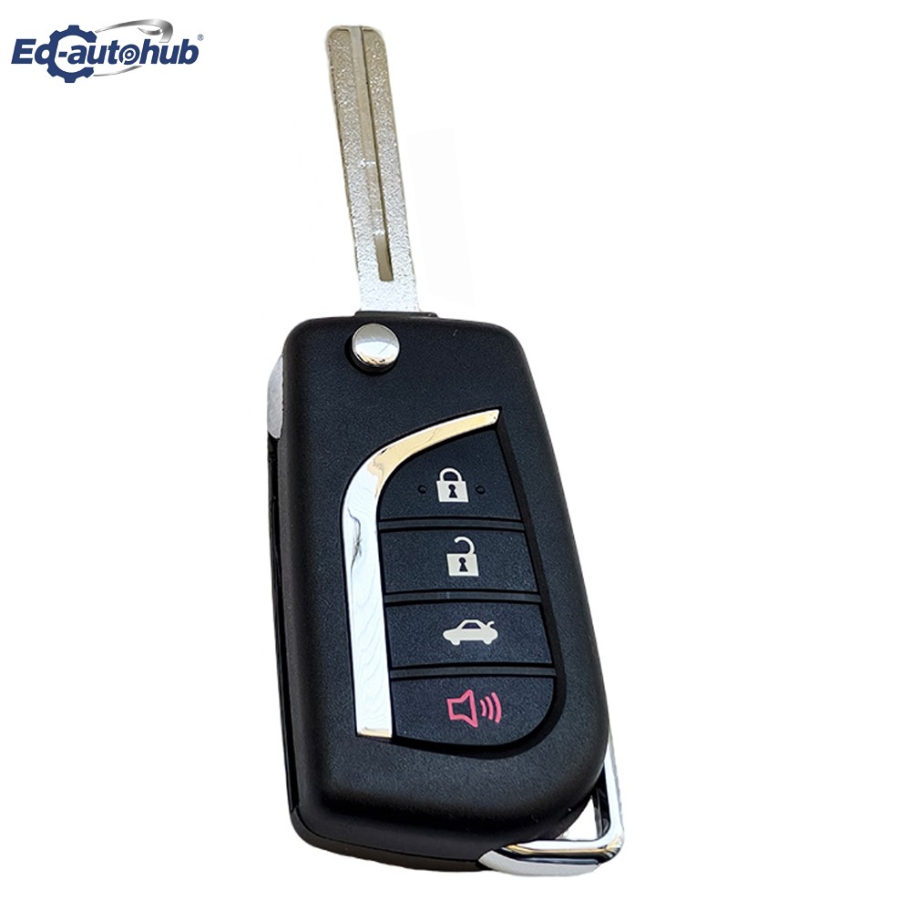 For 2018-2024 Toyota Camry Flip Remote Shell Key Fob Case Cover FCC: HYQ12BFB