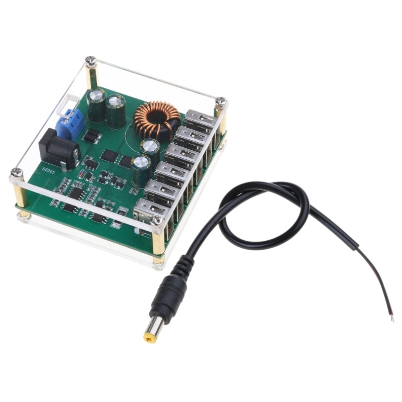 DCBuck Power Voltages Converter Module 6USB Output For Electronics Projects