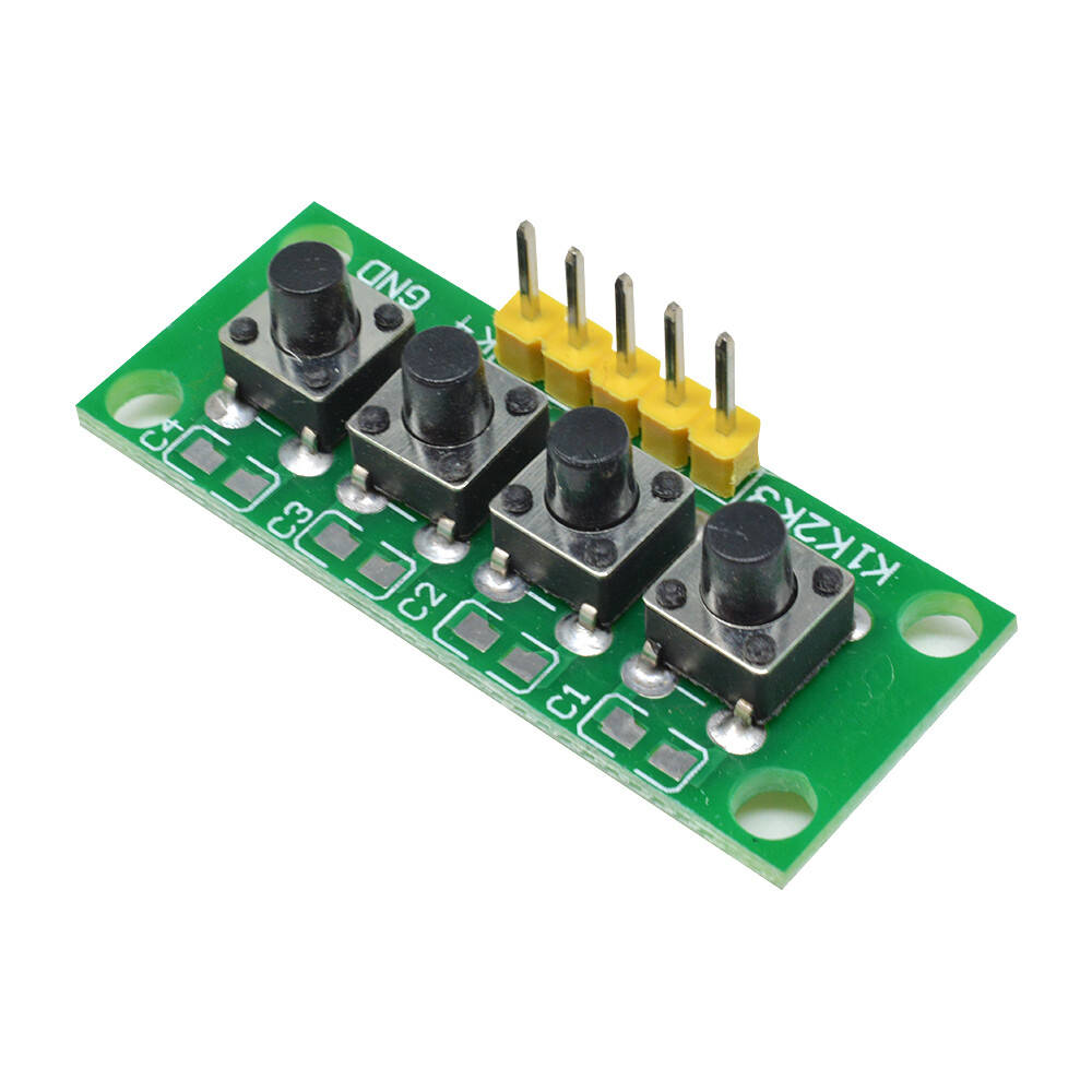 5Pin 1x4 4 Keys Button Keypad Keyboard Breadboard Module for Arduino