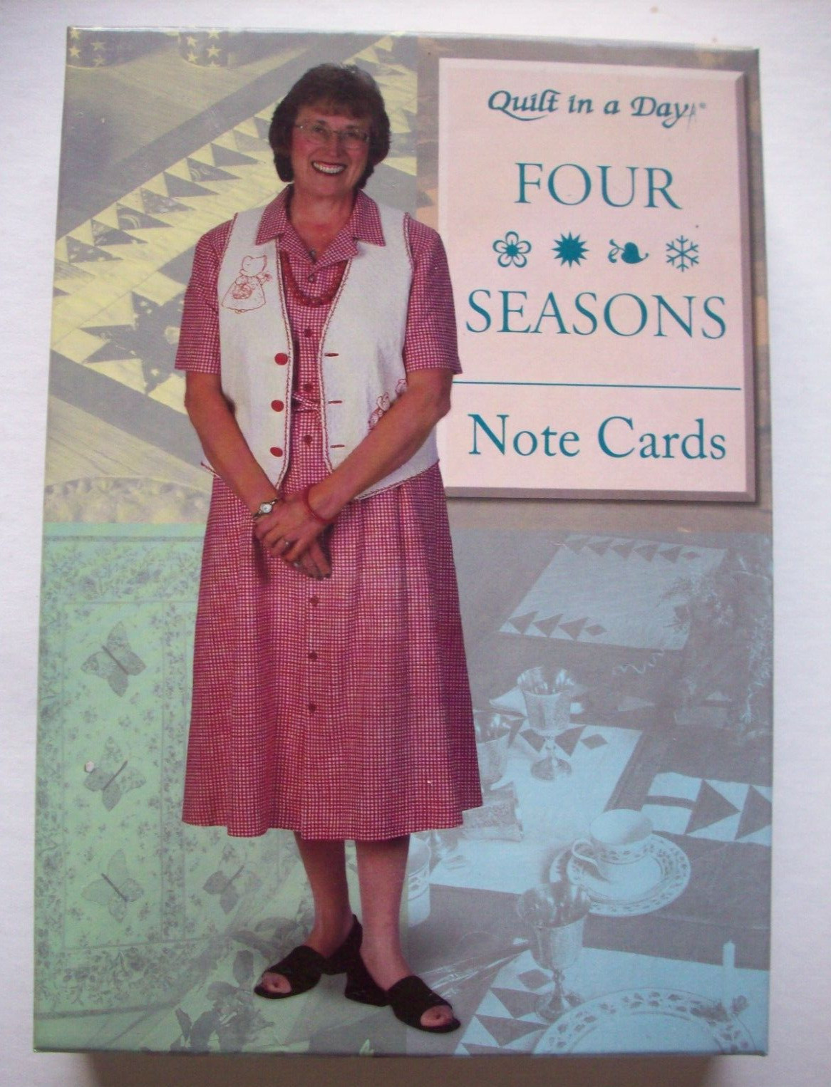Four Seasons Quilt in a Day Eleanor Burns 15 blank greeting cards