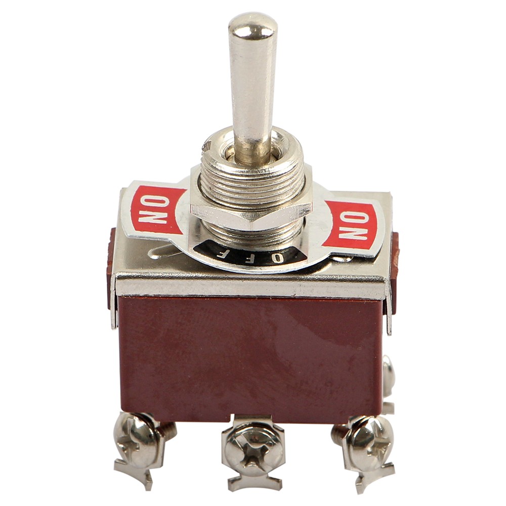 3X Heavy Duty DPDT ON/OFF/ON Toggle Switch 20A 125V/15A 250V Screw Terminals