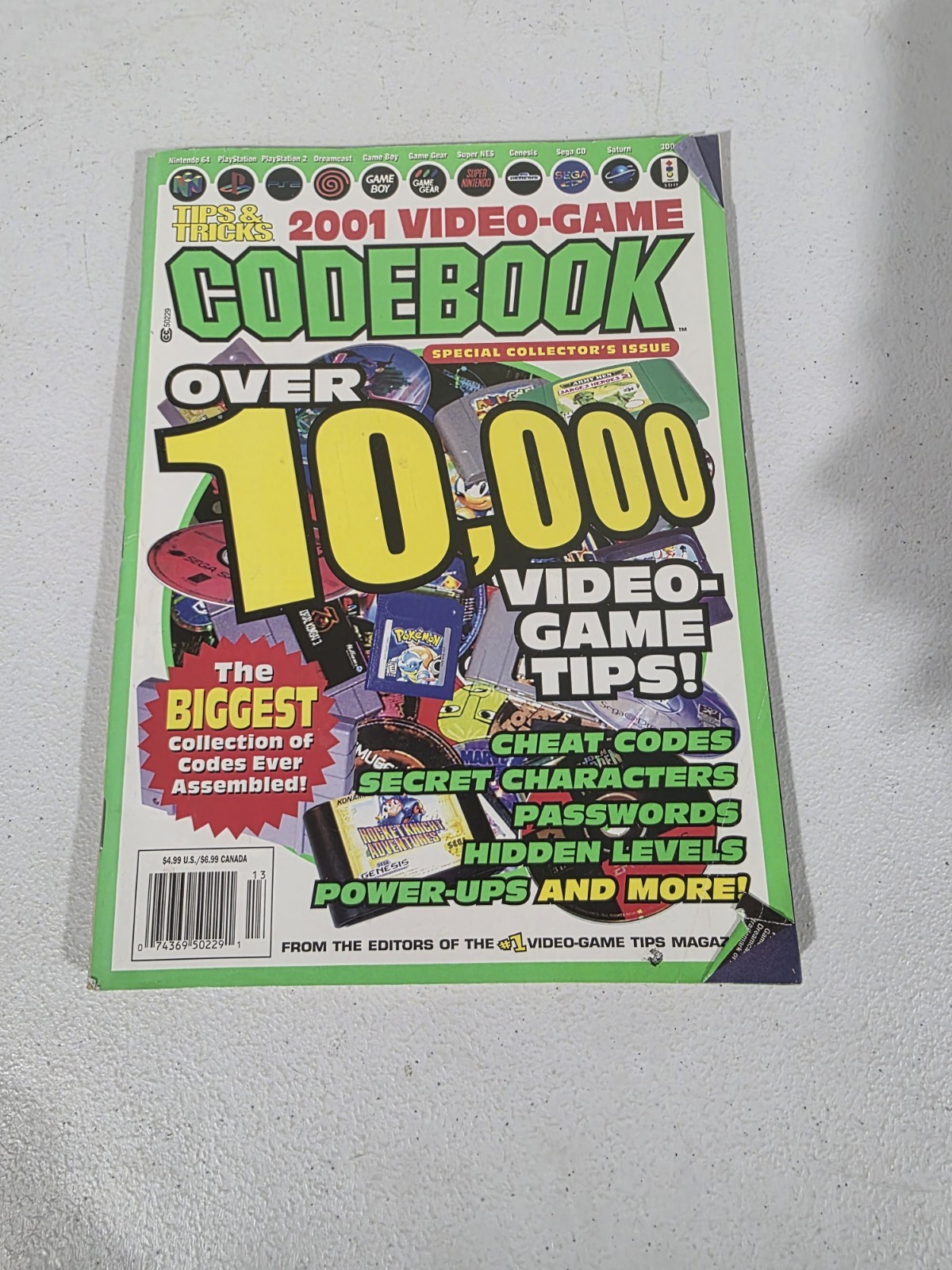 Tips & Tricks 2001 Video Game Codebook Special Collectors Issue 10k Cheats Codes
