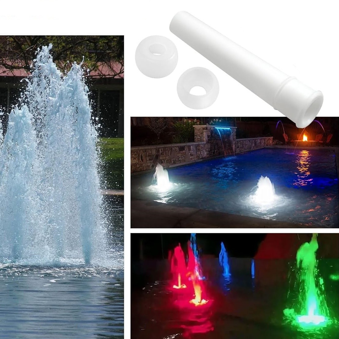 590135 Eyeball Assembly Kit (1SET) For LED Light Colorvision Bubblers White