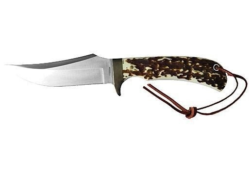 Uncle Henry Staglon Caper 4" Fixed Blade Knife w/Leather Sheath - 1100035