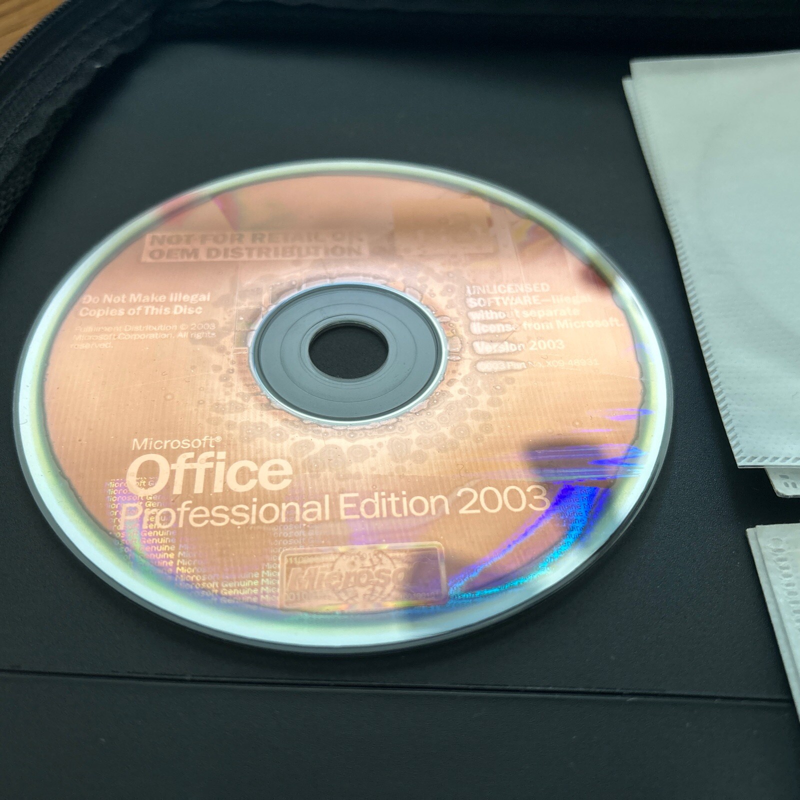 Microsoft TechNet Plus Binder +6 Software CDs XP & Office 2003 Business Manager