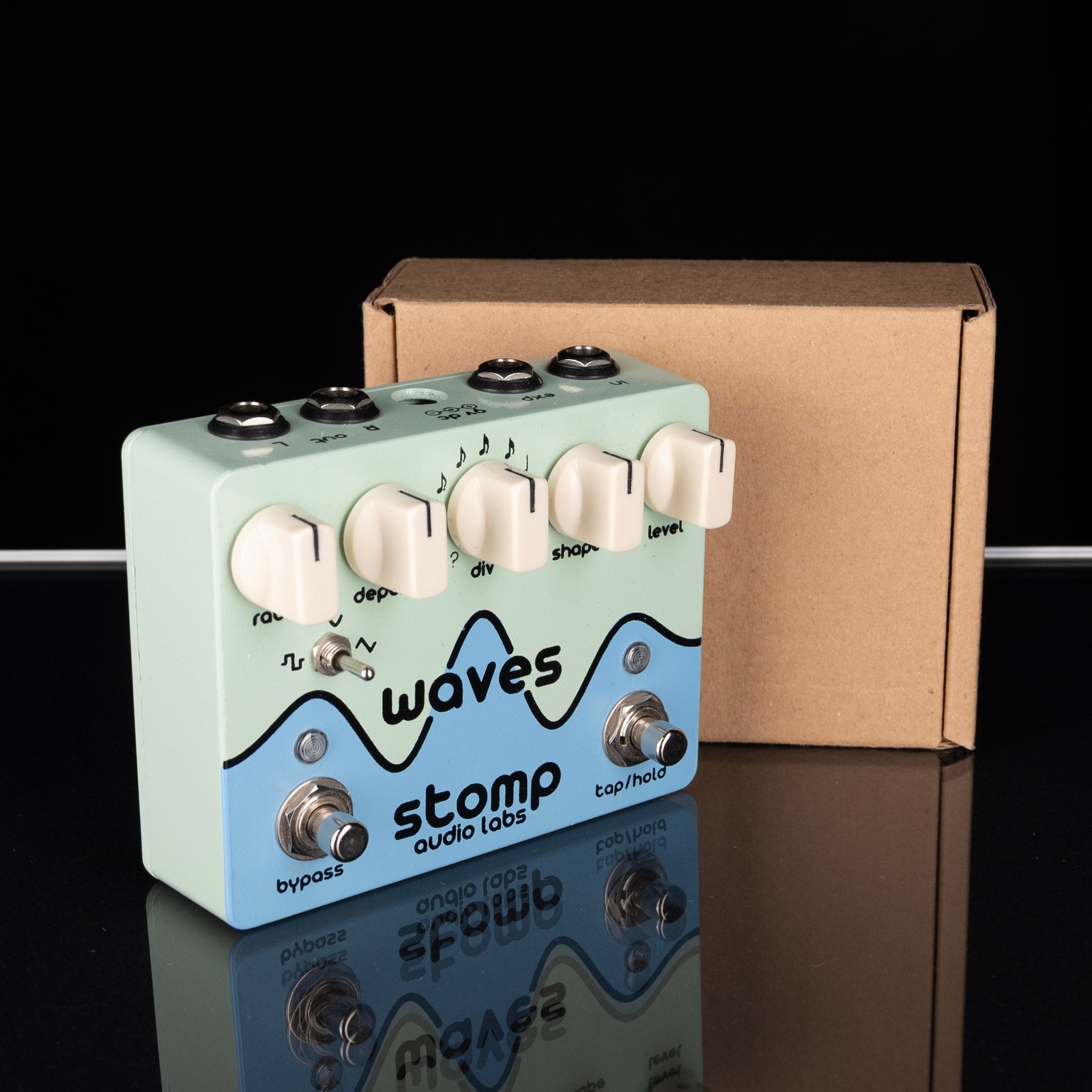 Used Stomp Audio Labs Waves Tremolo Pedal With Box