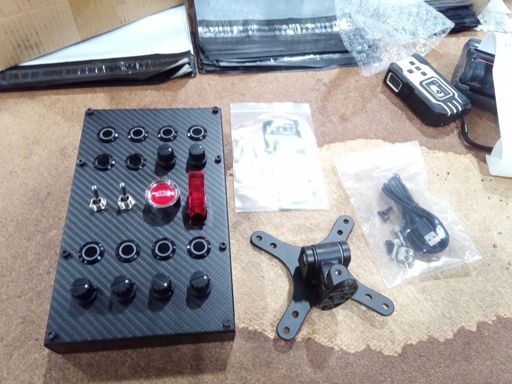 SIMDT Button Box SIM Racing Control Box Racing Simulator Secondhand