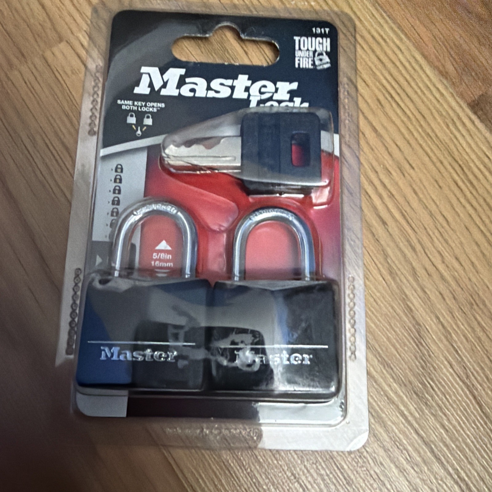 Master Lock Padlock 1 3/16In Keyed Alike Covered Solid Body 2Pk