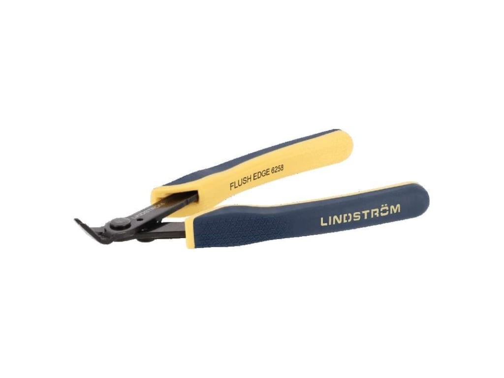 Lindstrom 6258 - Flush Edge Shear Cutter with Oblique Head 0.2 - 1.0 mm