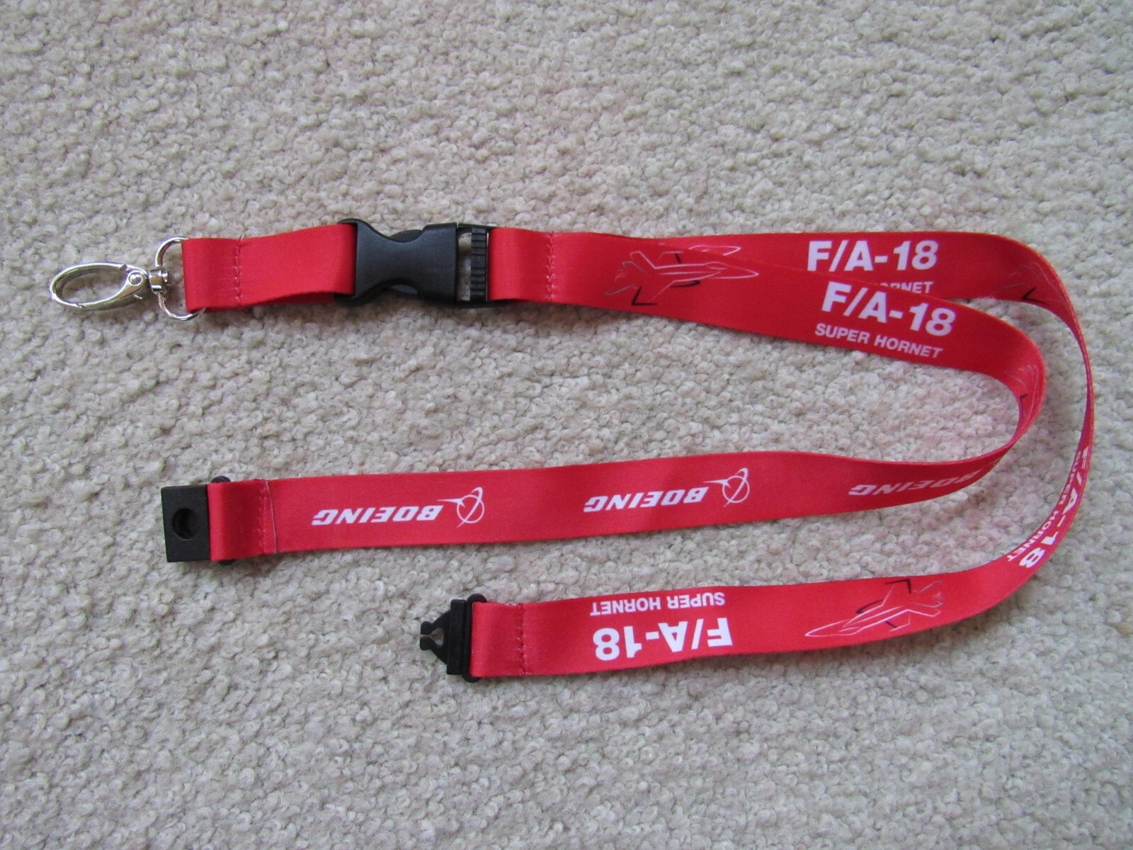 Boeing F-18 Super Hornet Lanyard Navy Marine Corps Strike Fighter Top Gun NEW