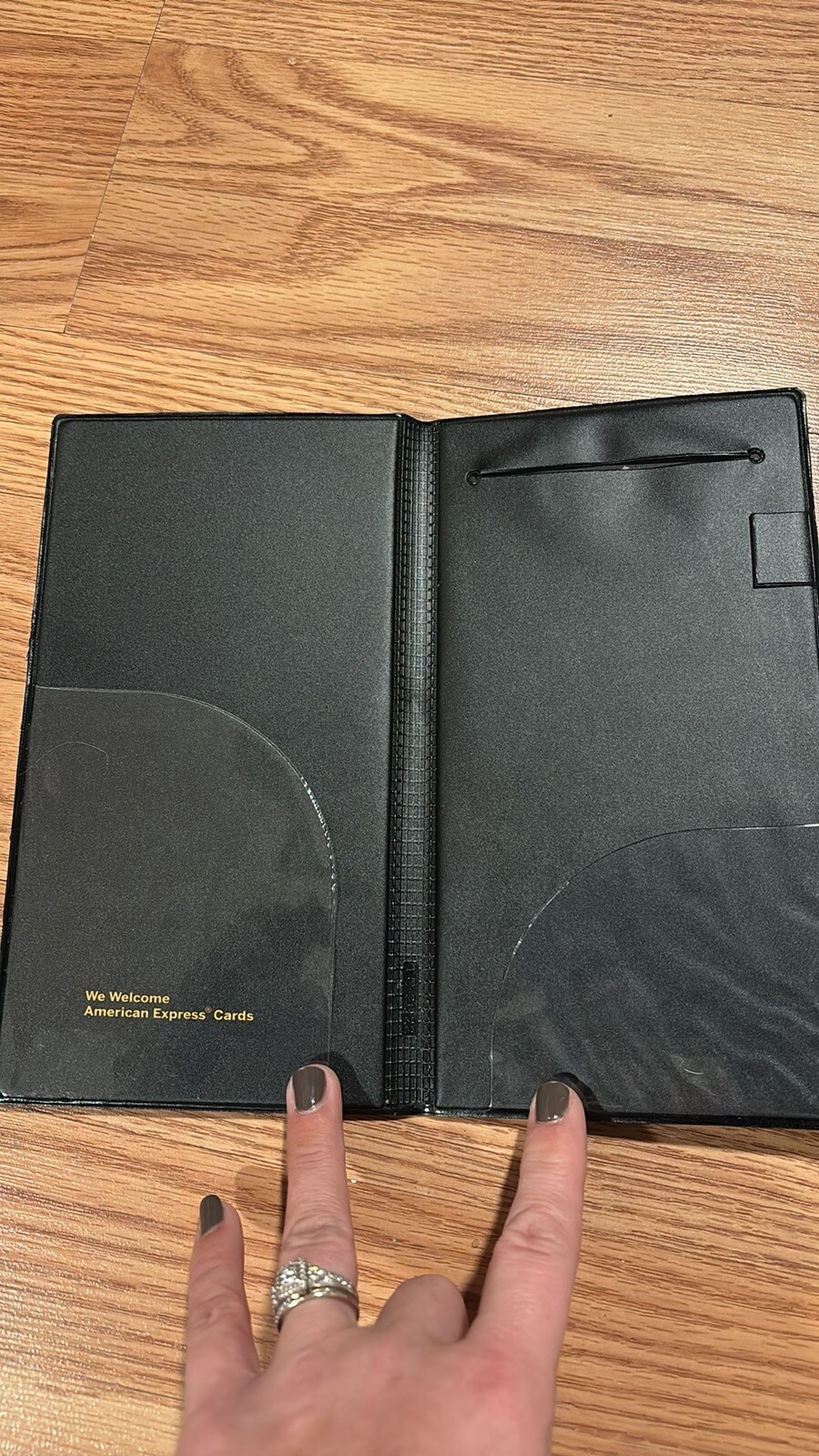American Express Guest Check Folio Cover EUC Notebook Folder EUC