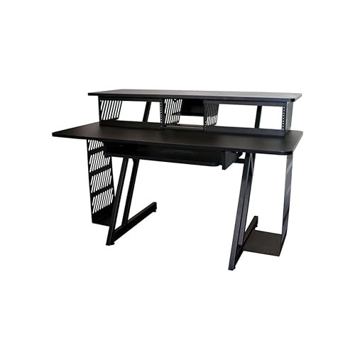 On-Stage WS7700B Large Workstation Desk - Black