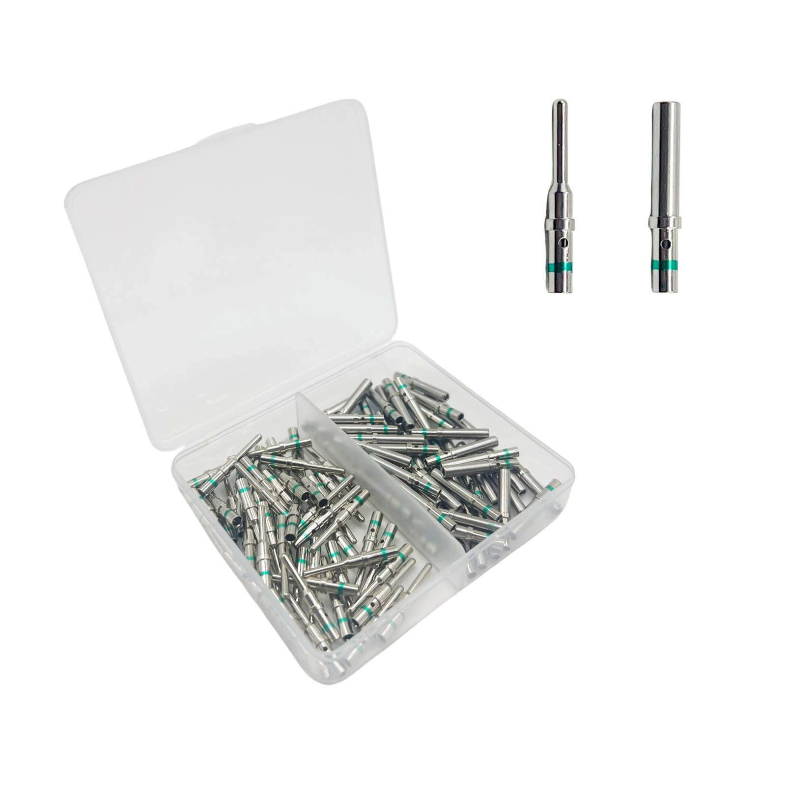 50 Pairs (100PCS) Deutsch DT Series Connector Kit, Size 16 Solid Pins & Sockets