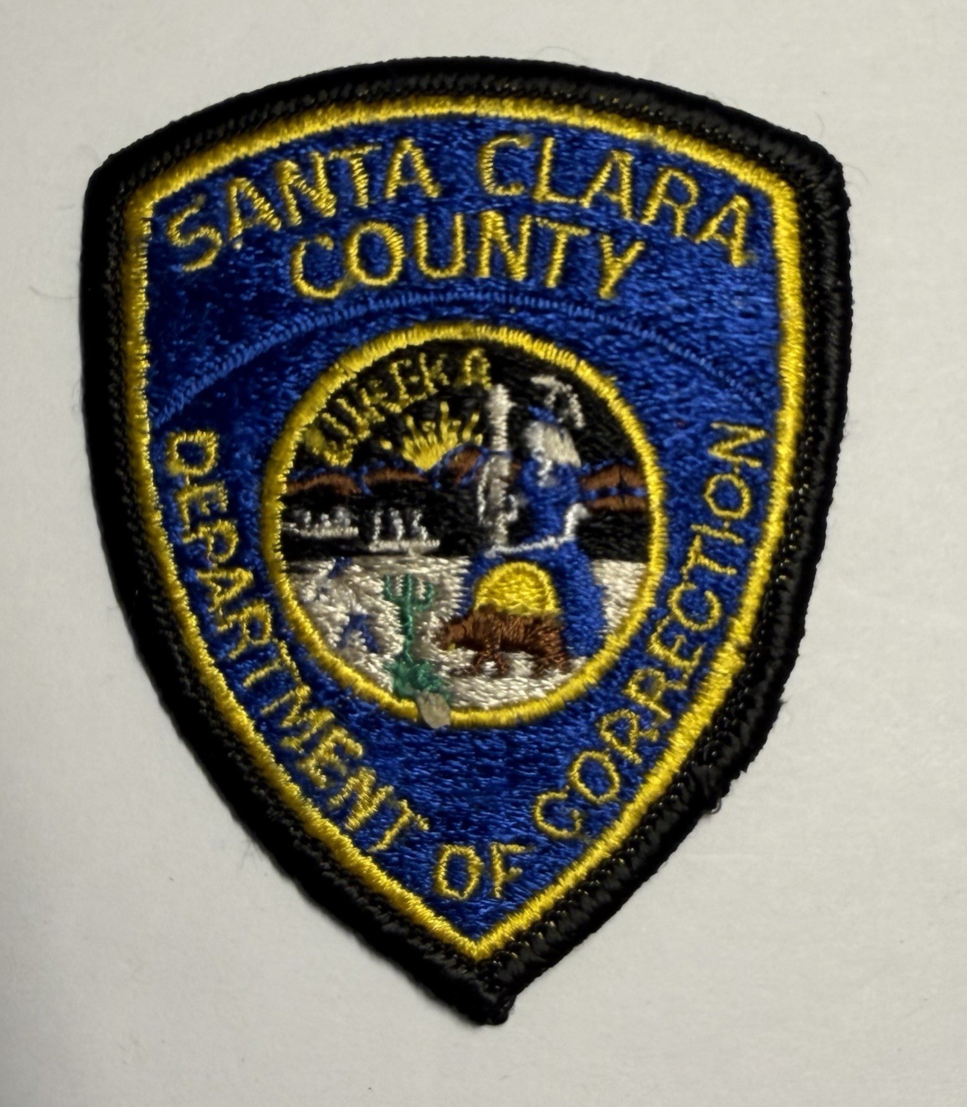 CALIFORNIA CA SANTA CLARA COUNTY SHERIFF DEPT OF CORRECTIONS DOC HAT PATCH #D32