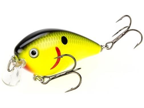 Strike King KVD 1.5 Shallow Crankbait- Black Back Chartreuse
