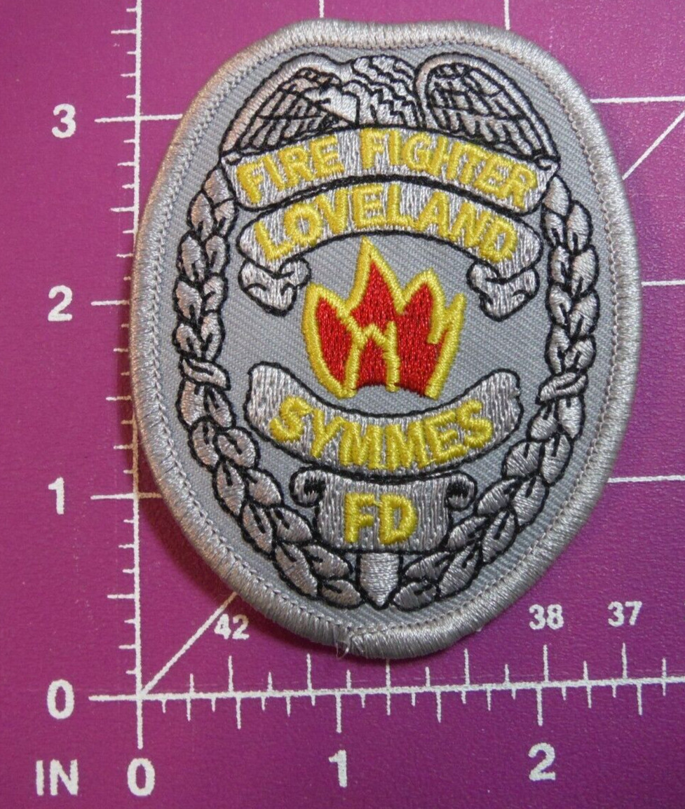 Texas Loveland Symmes Fire department patch