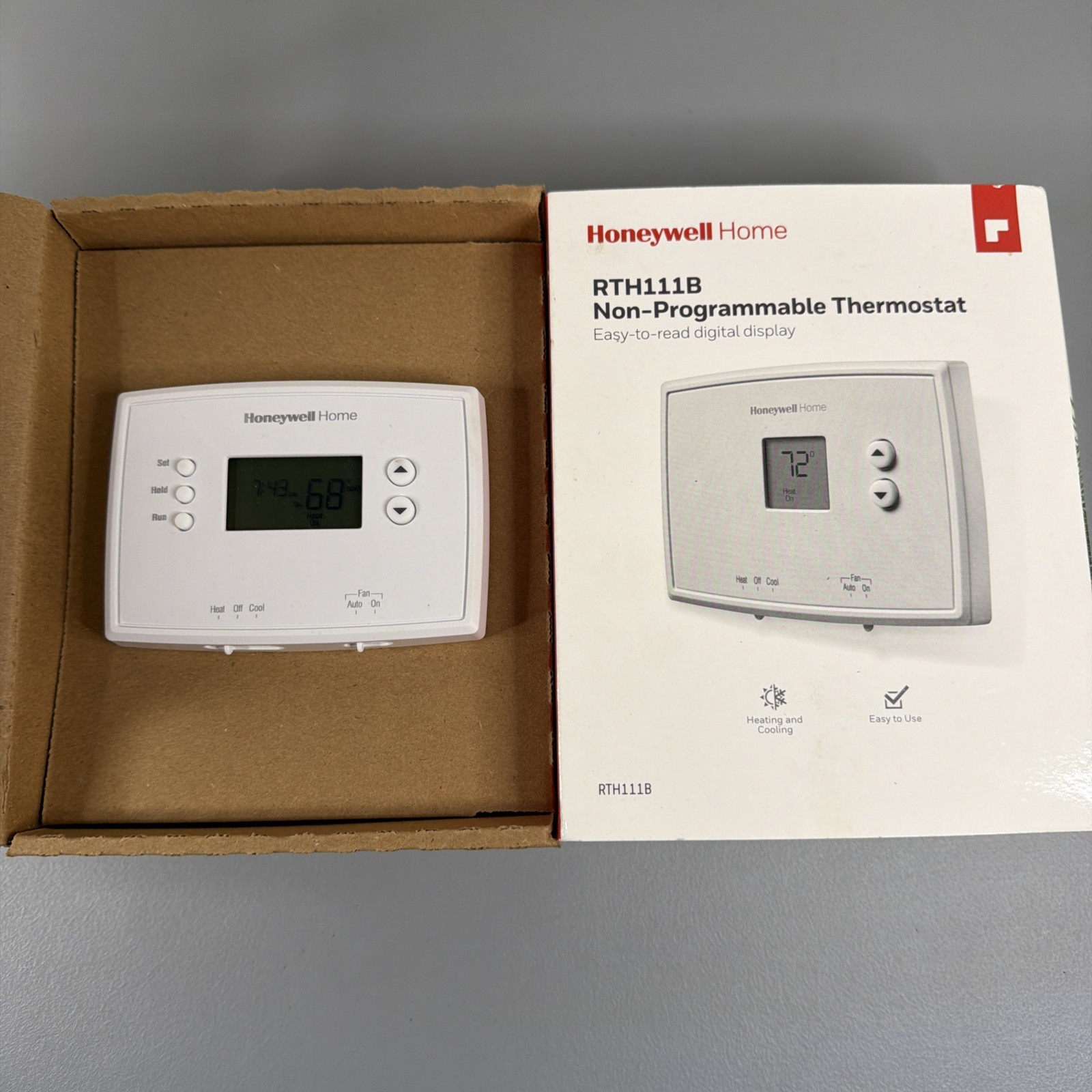 New Open Box Honeywell RTH111B Digital Non-Programmable Thermostat