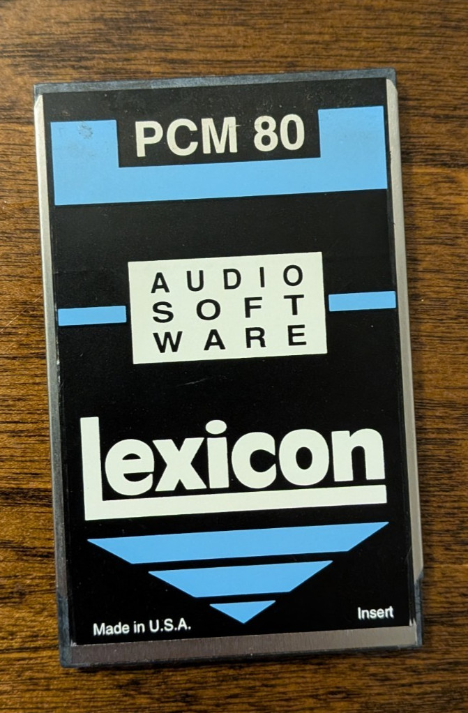 Lexicon PCM80 PCM 80 Dual FX V1.0 Algorithm Card - rare!