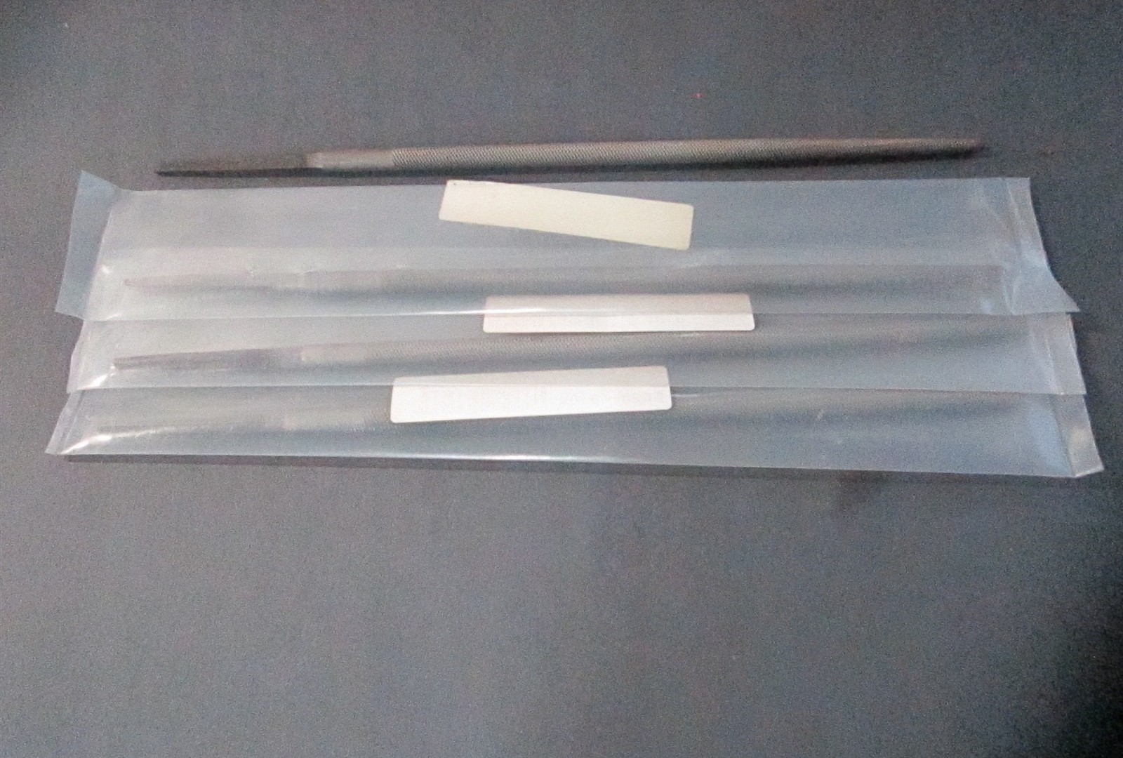 Mercer (2060-9108) 8" American Pattern Taper Steel Round Files - Lot of 4