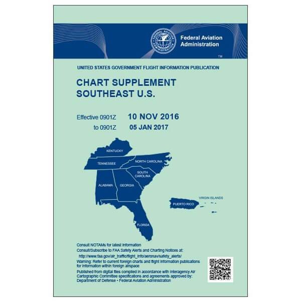NEW FAA Chart Supplement SE (Airport/Facility Directory South East)