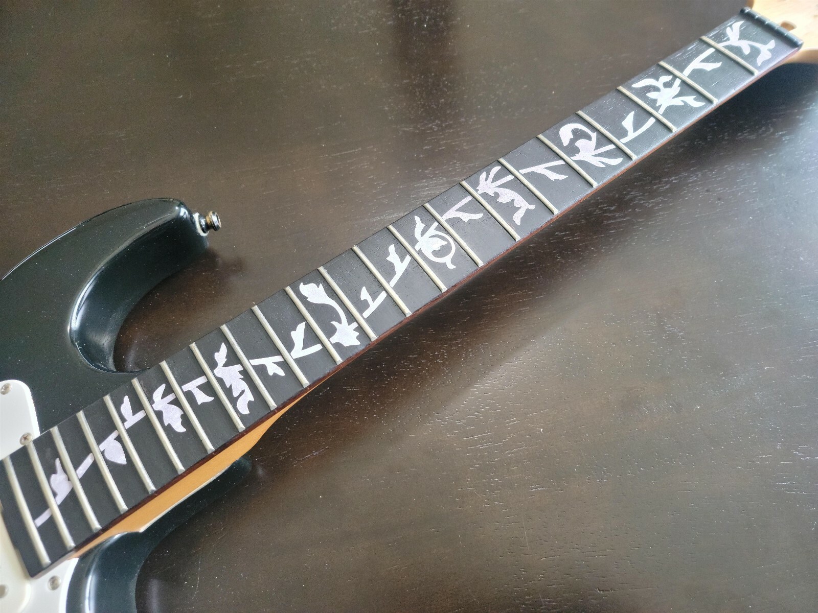 Pearl/Pearloid MOP Tree of Life Fretboard Markers Vinyl Decals Inlays for Guitar