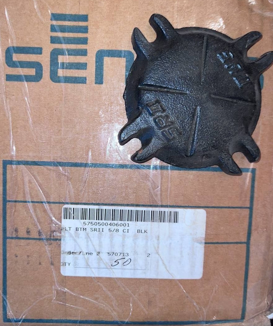 SENSUS PLT BTM SRII 5/8 CI BLK CAST IRON Housing Bottom Plate SR2
