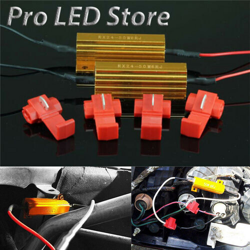 2PC 3157 4157 Load Resistor For Switchback LED Turn Signal Light Hyper Flash Fix