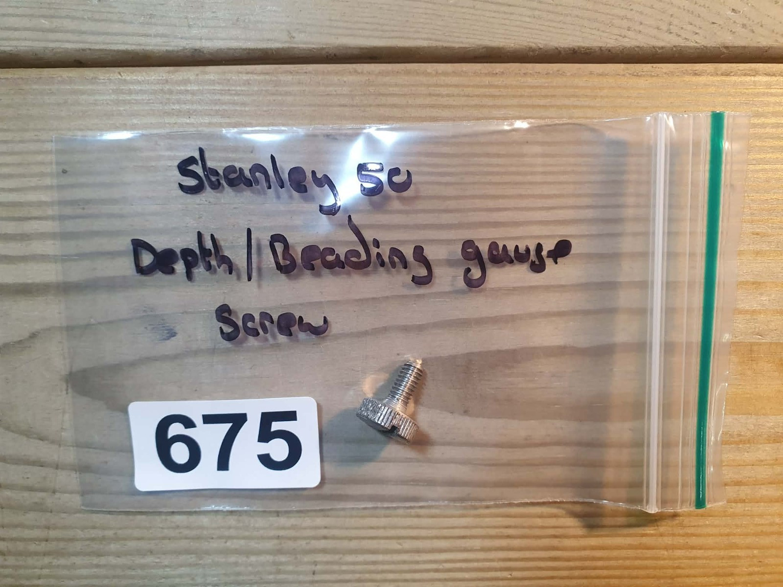 Vintage Stanley 50 Plane Depth Beading Gauge Screw Old Woodworking Hand Tools