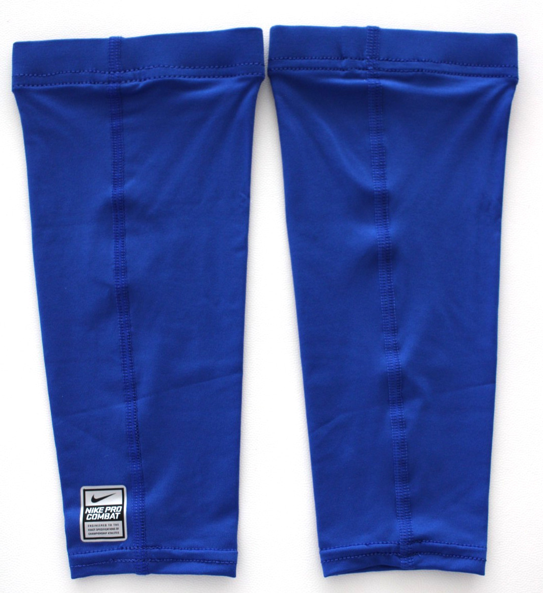 Nike Pro Combat Shivers Forearm Shivers Pair Men's OSFM Game Royal/White