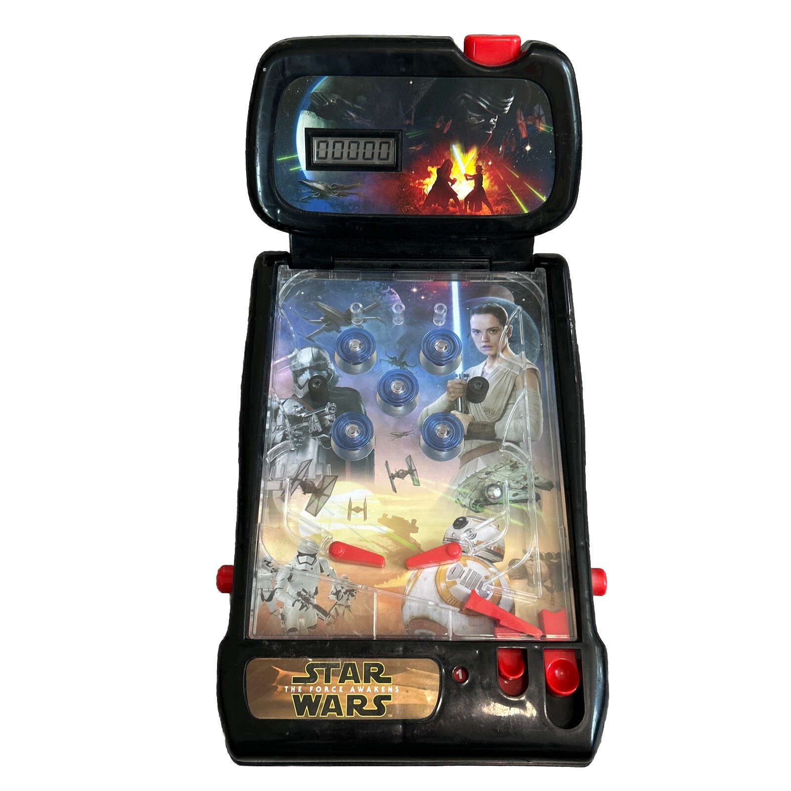 Star Wars 2009 The Force Awakens Tabletop Electronic Pinball Machine *with Sound