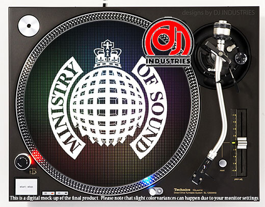 Ministry of Sound - 7"-12" DJ slipmat for LP turntable record player